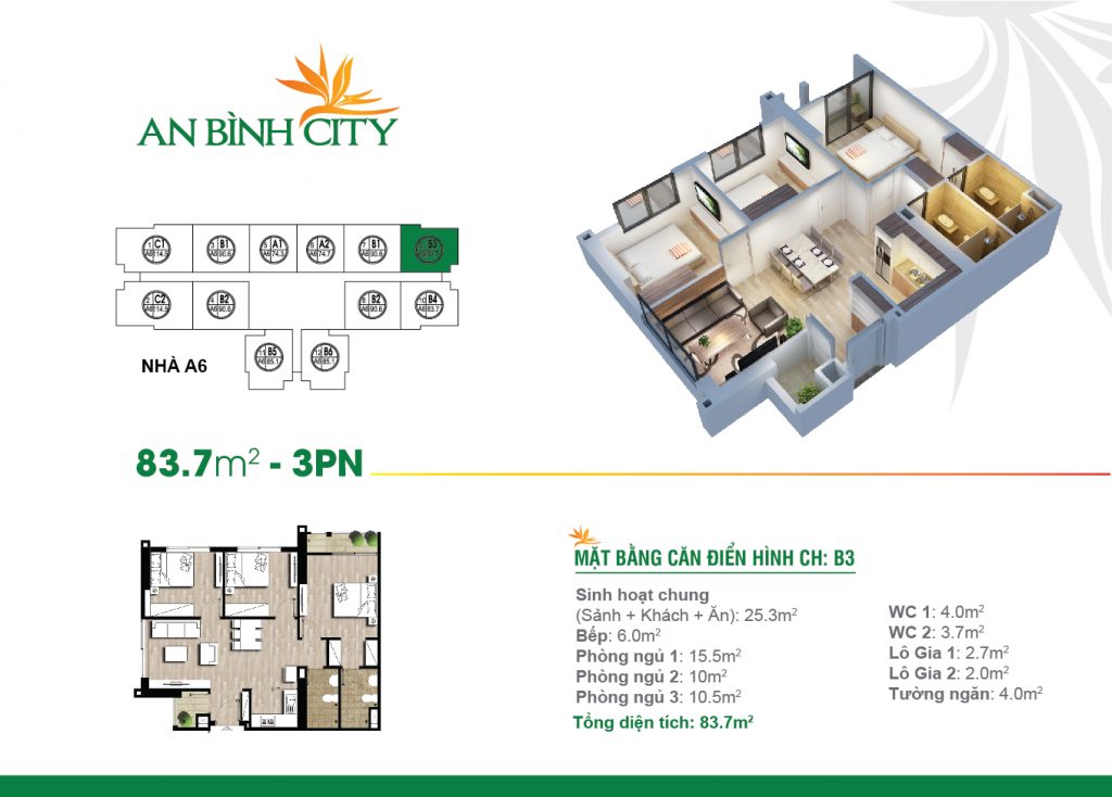 Bán căn hộ An Bình City 