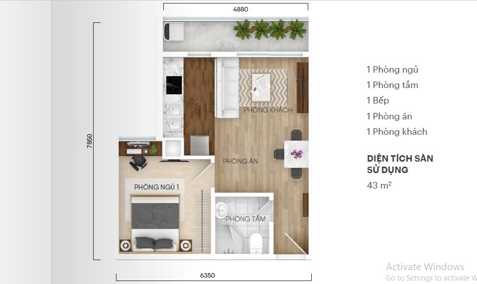 Các loại hình sản phẩm dự án Central Residence Gamuda Yên Sở