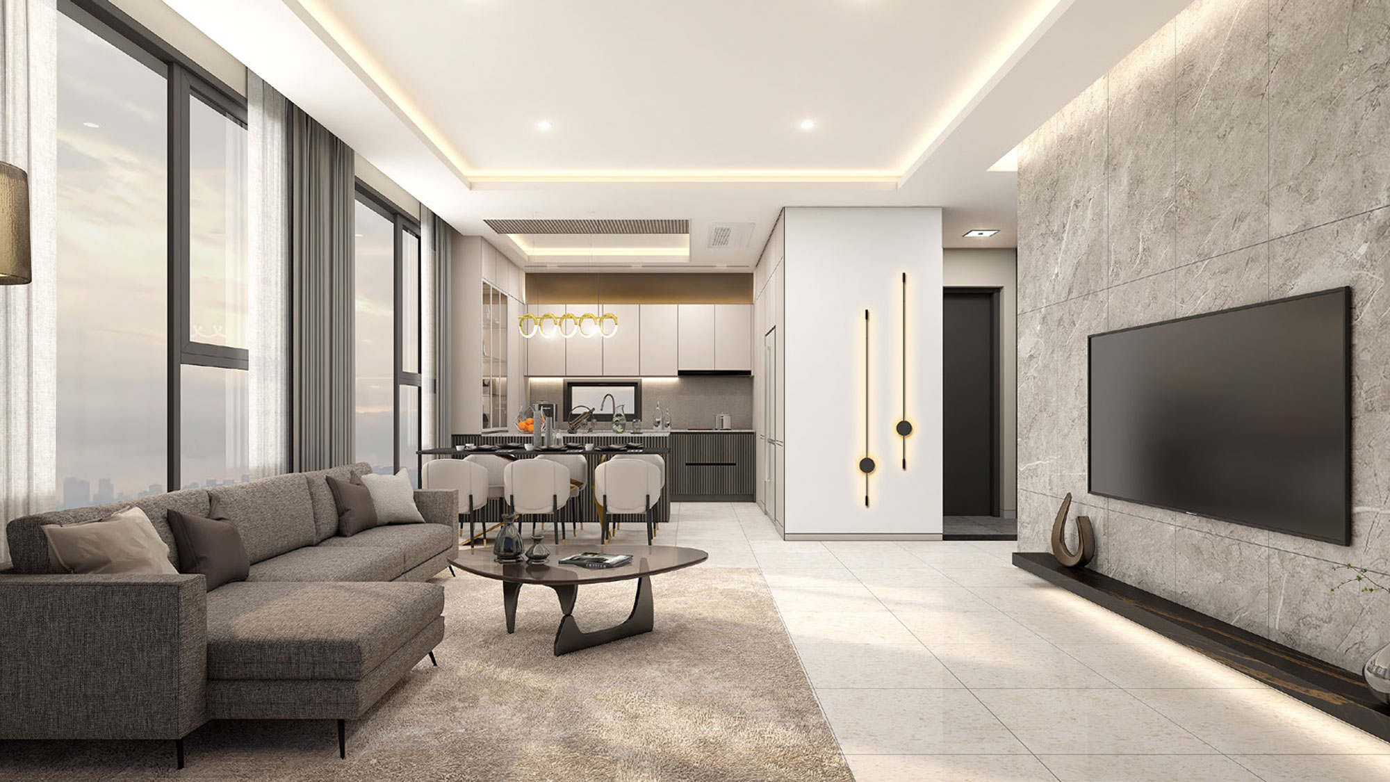 Cho thuê căn hộ 3 phòng ngủ Starlake The Prime Tây Hồ Tây