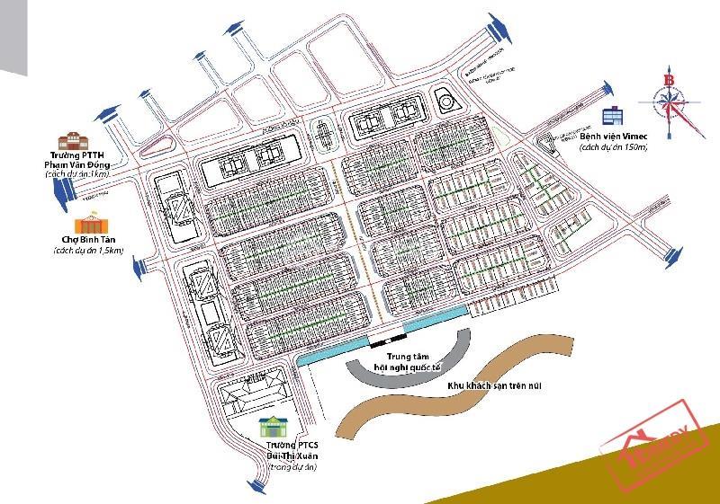 Mặt bằng thiết kế Mipeco Nha Trang 