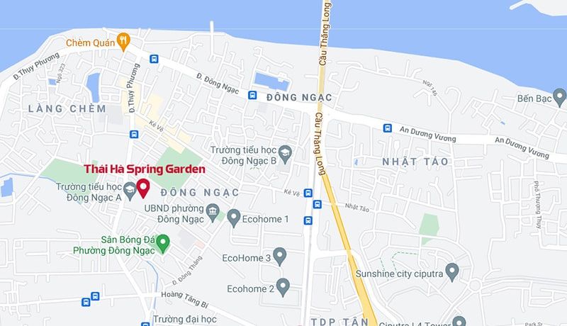 Vị trí Thái Hà Spring Garden