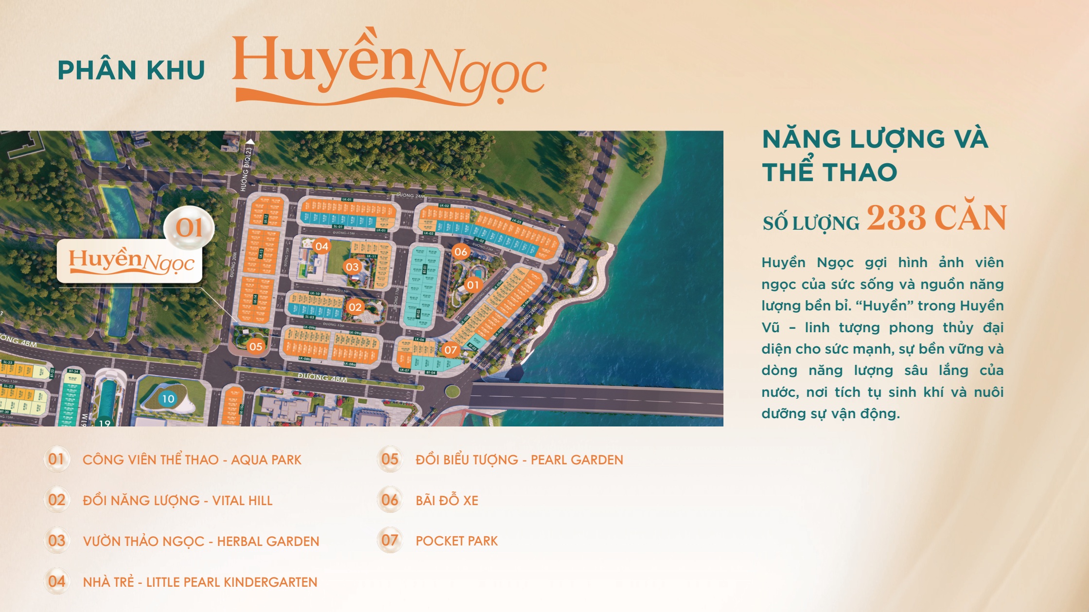 Phân khu Huyền Ngọc Pearl Rivera Hà Nội và không gian thể thao tràn đầy năng lượng