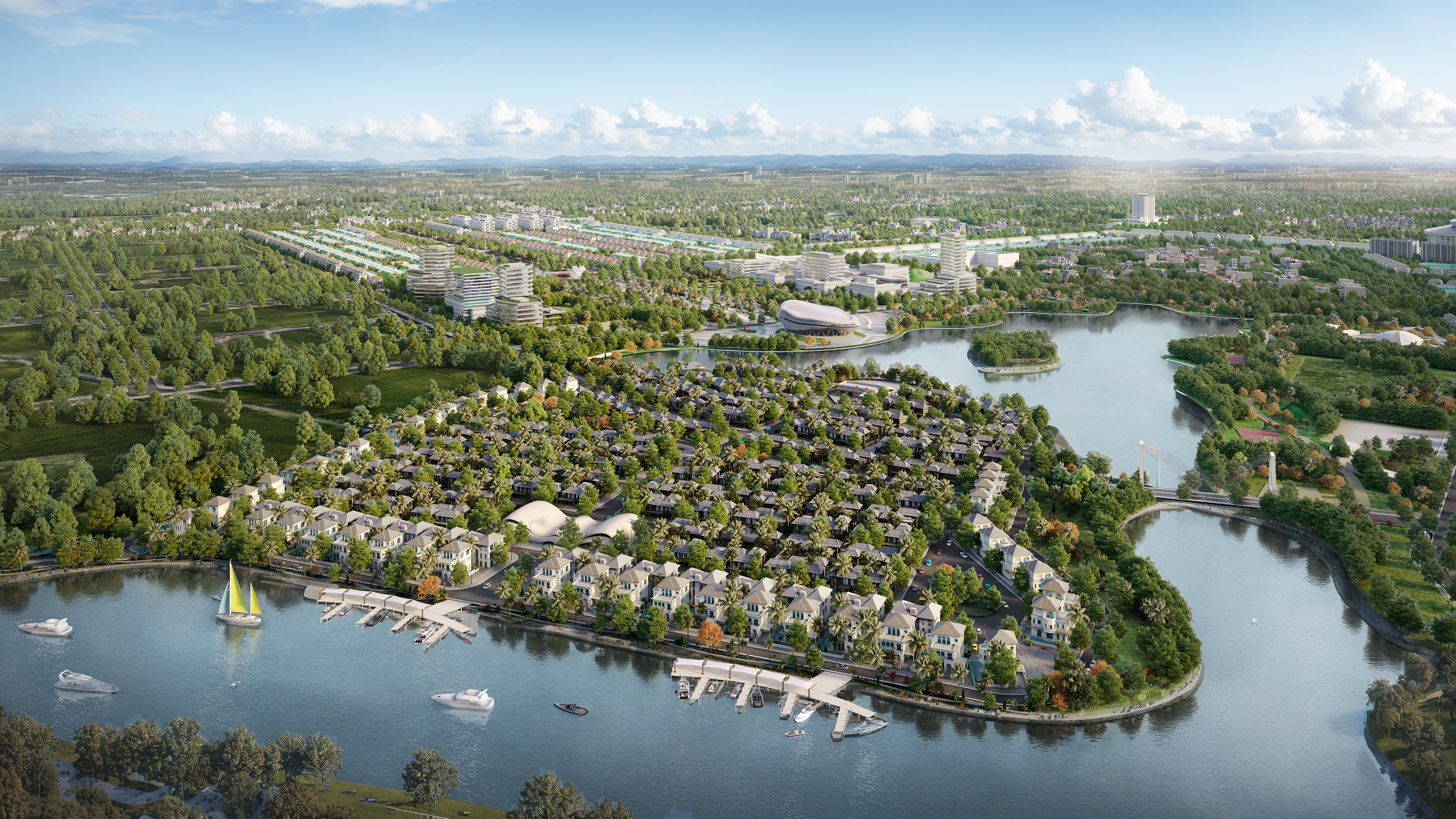 Đường đi đến dự án Sun Group Hà Nam
