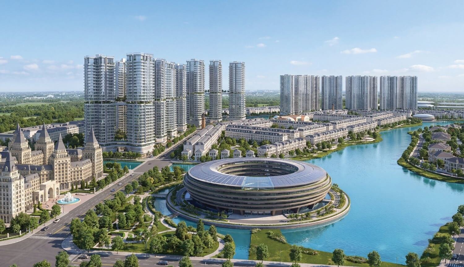 Bán nhà liền kề Handico Sunshine Metropolis City Mê Linh
