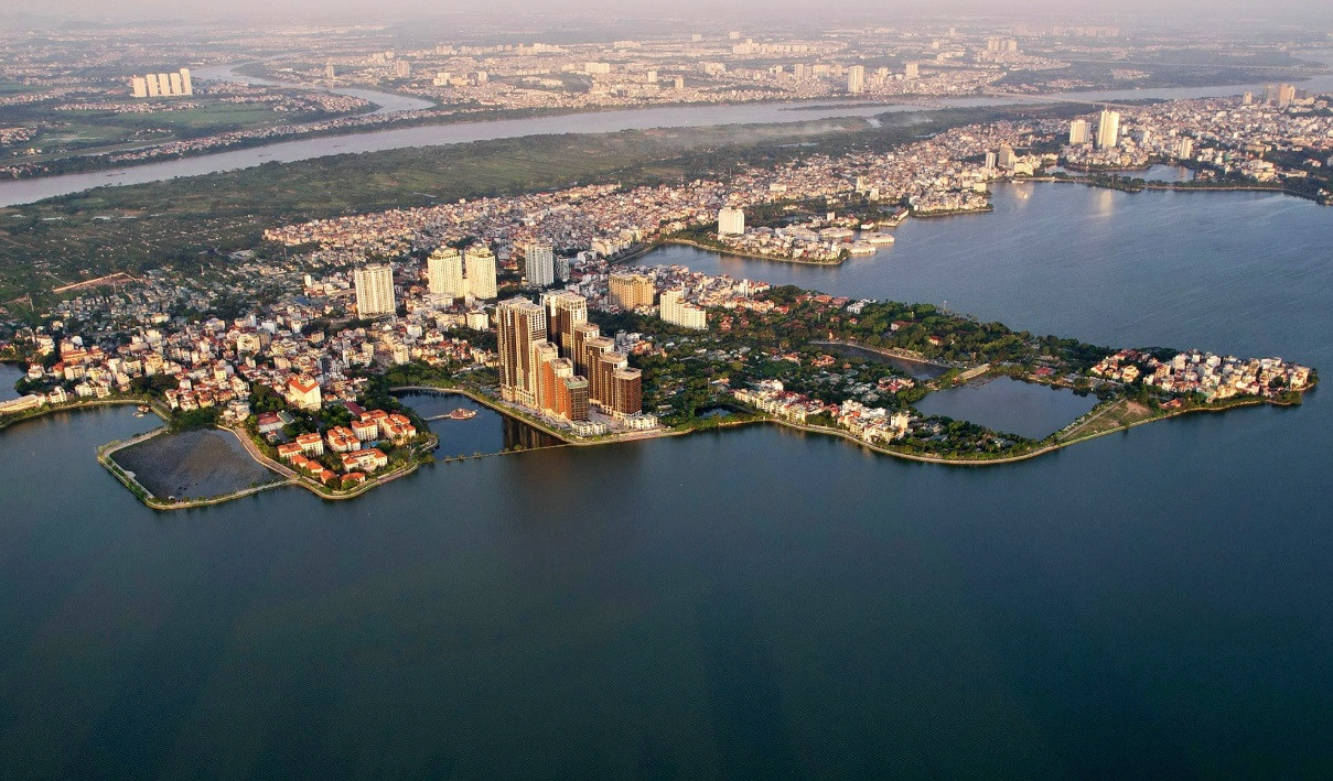 Vị trí WestLake Residential Tây Hồ