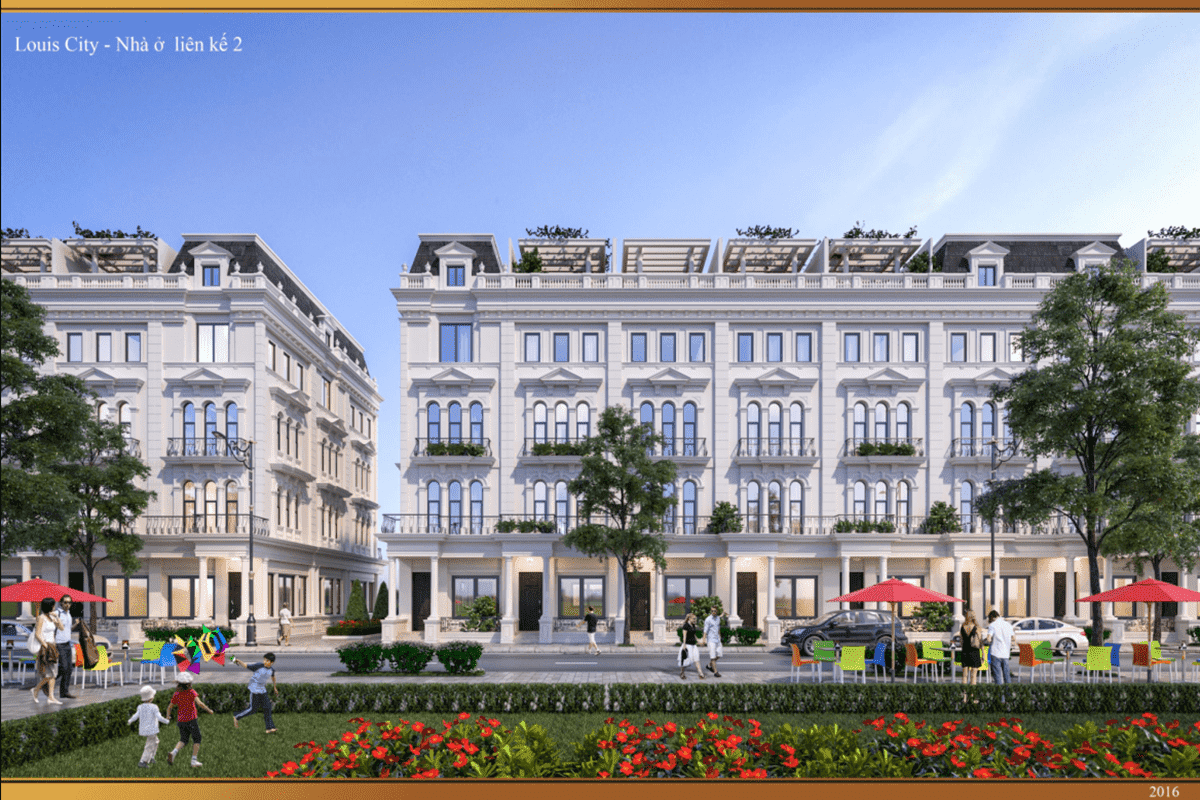 Bán shophouse Louis City Hoàng Mai