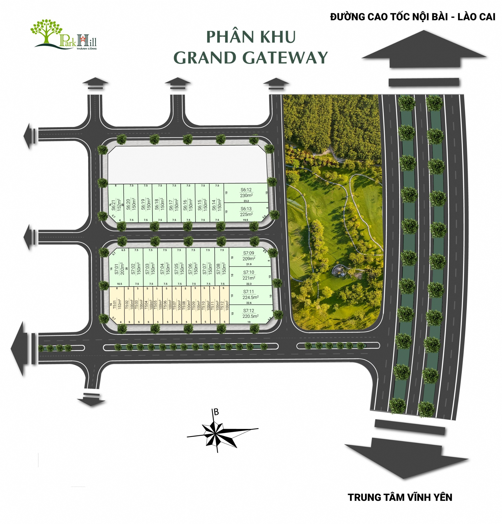Mặt bằng thiết kế Park Hill Thành Công tối ưu không gian sống hiện đại