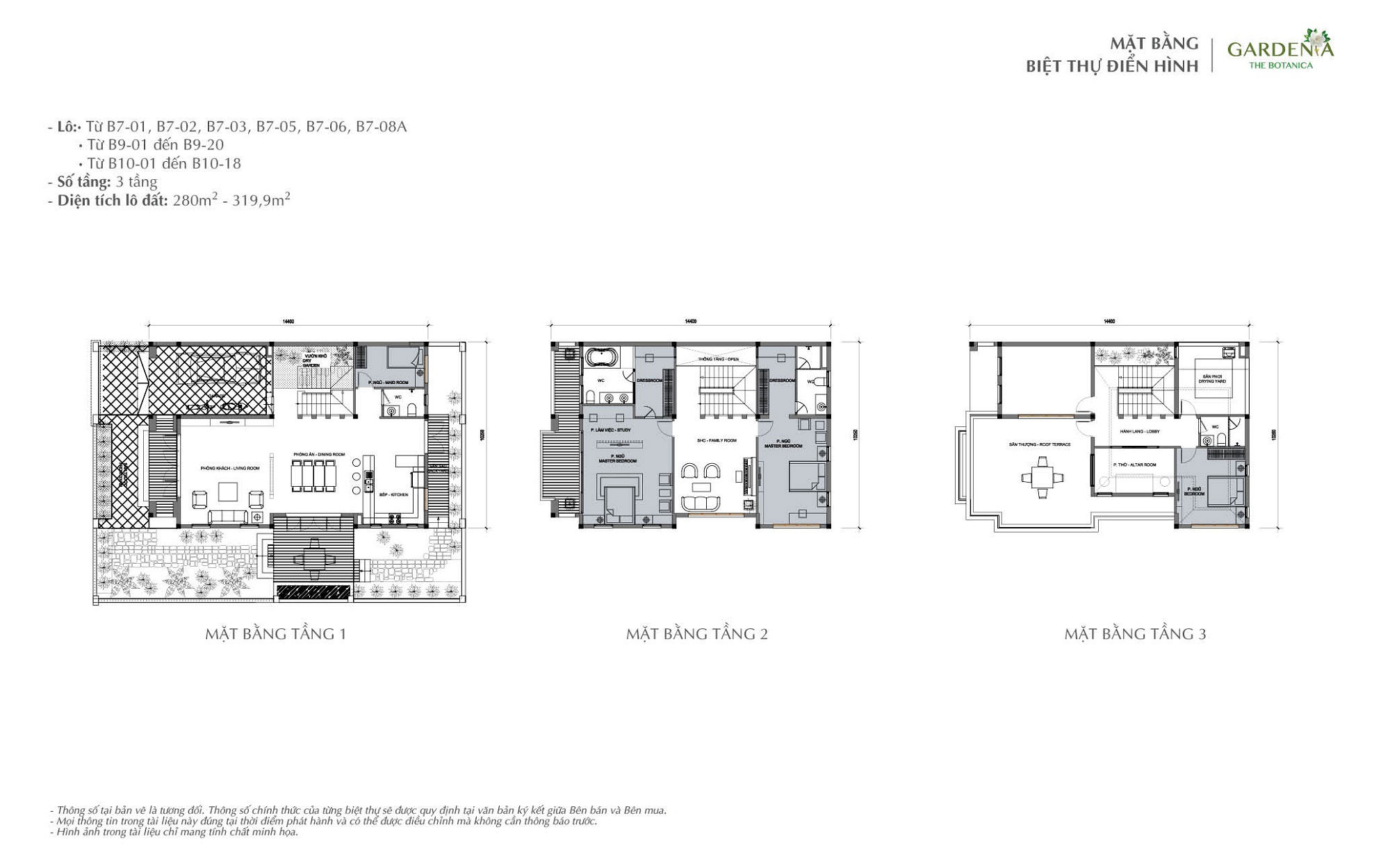 Mặt bằng thiết kế Vinhomes Gardenia