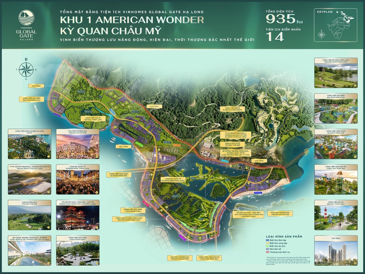 Mặt bằng thiết kế The Sunrise Bay Vinhomes Global Gate Hạ Long