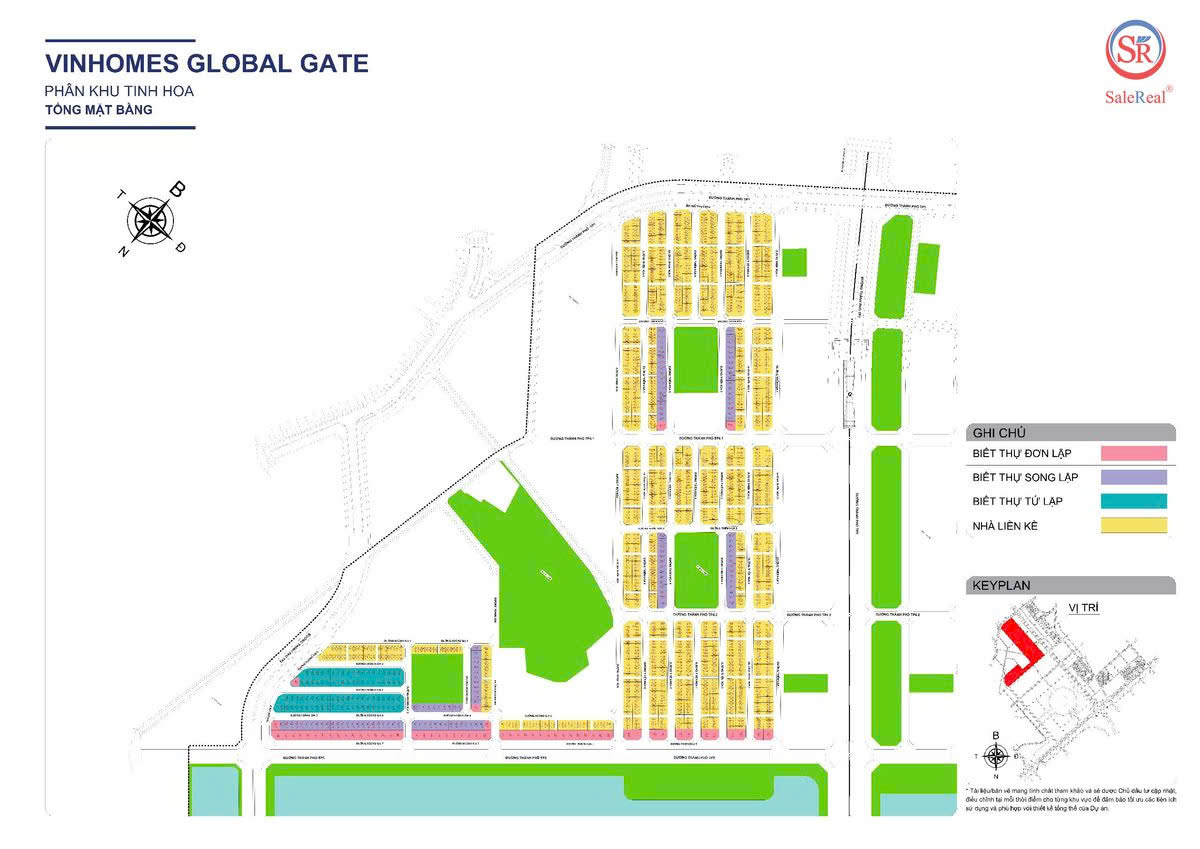 Tổng qua phân khu Tinh Hoa - Vinhomes Global Gate Đông Anh 