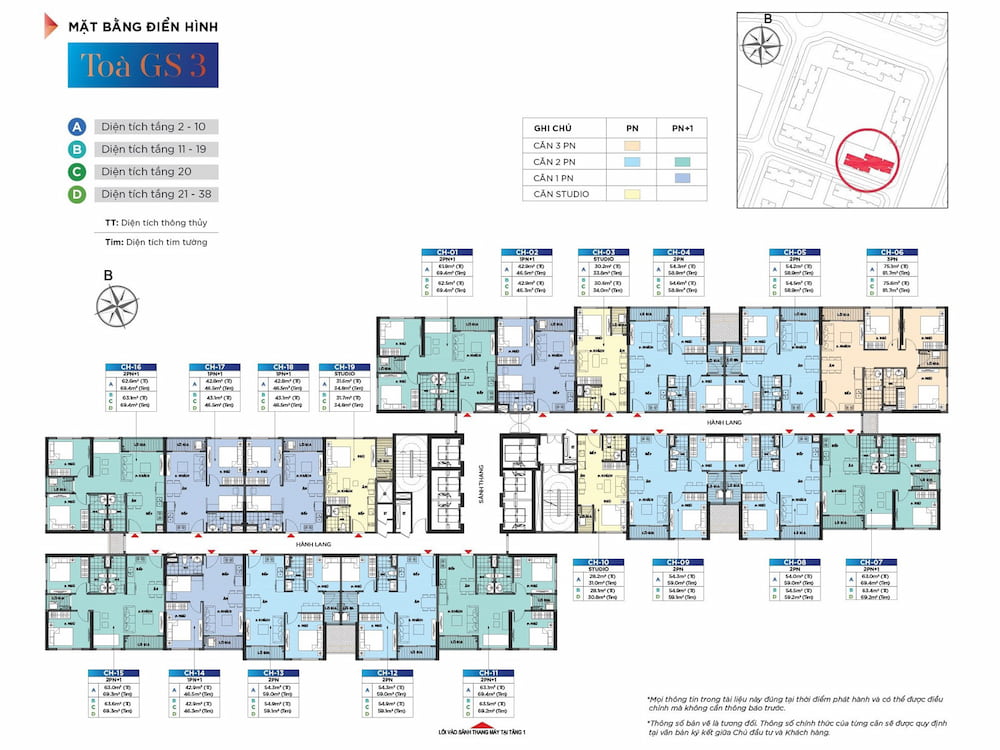 Mặt bằng Miami Vinhomes Smart City
