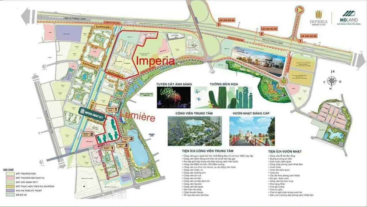 Thiết kế dự án The Sola Park Imperia Smart City