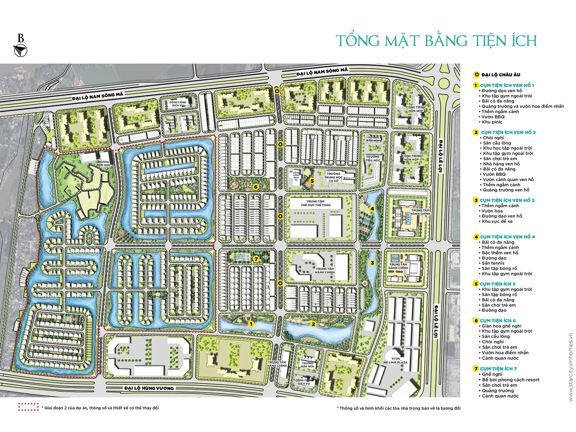 Mặt bằng thiết kế dự án Vinhomes Star City Thanh Hóa