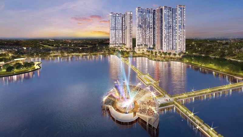 Thiết kế hoàn hảo bên hồ của Vinhomes Skylake