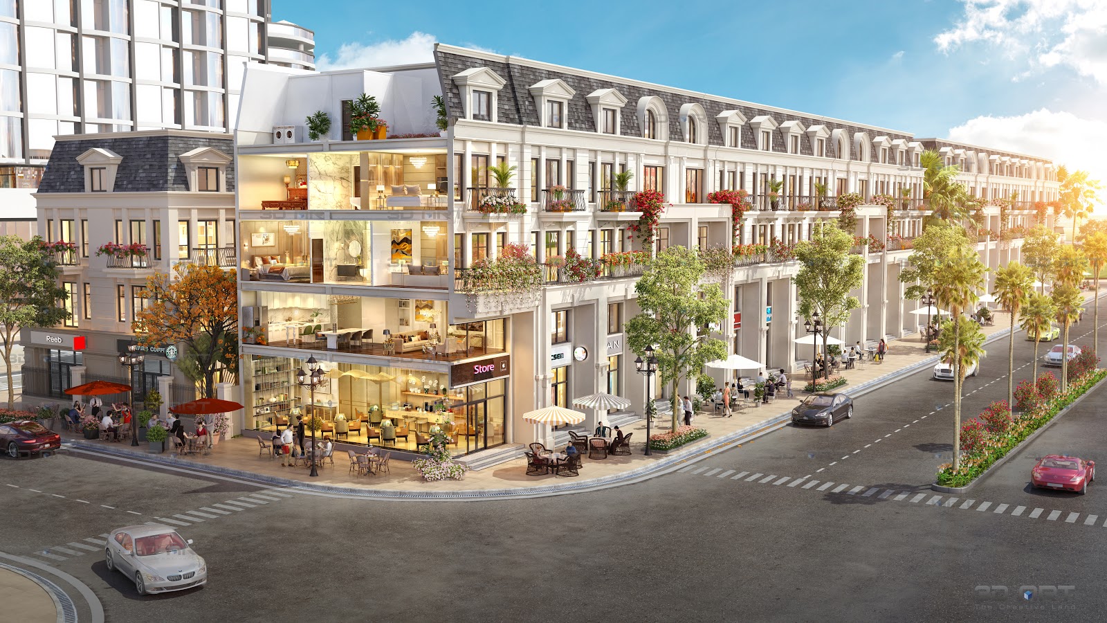 nhà phố shophouse TNR Thái Bình