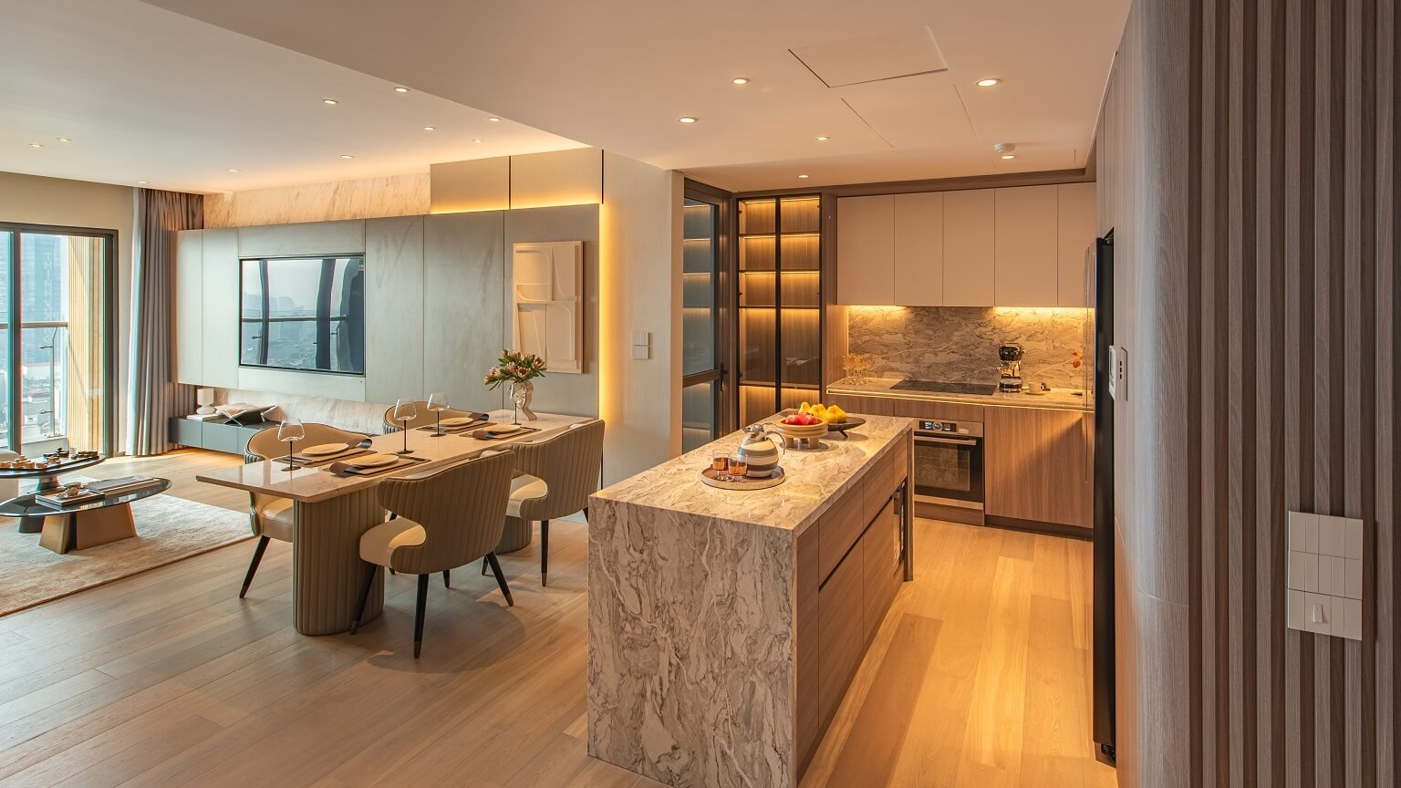 Cho thuê căn hộ 2 phòng ngủ Avenue Alluvia Sunshine Marina Hưng Yên
