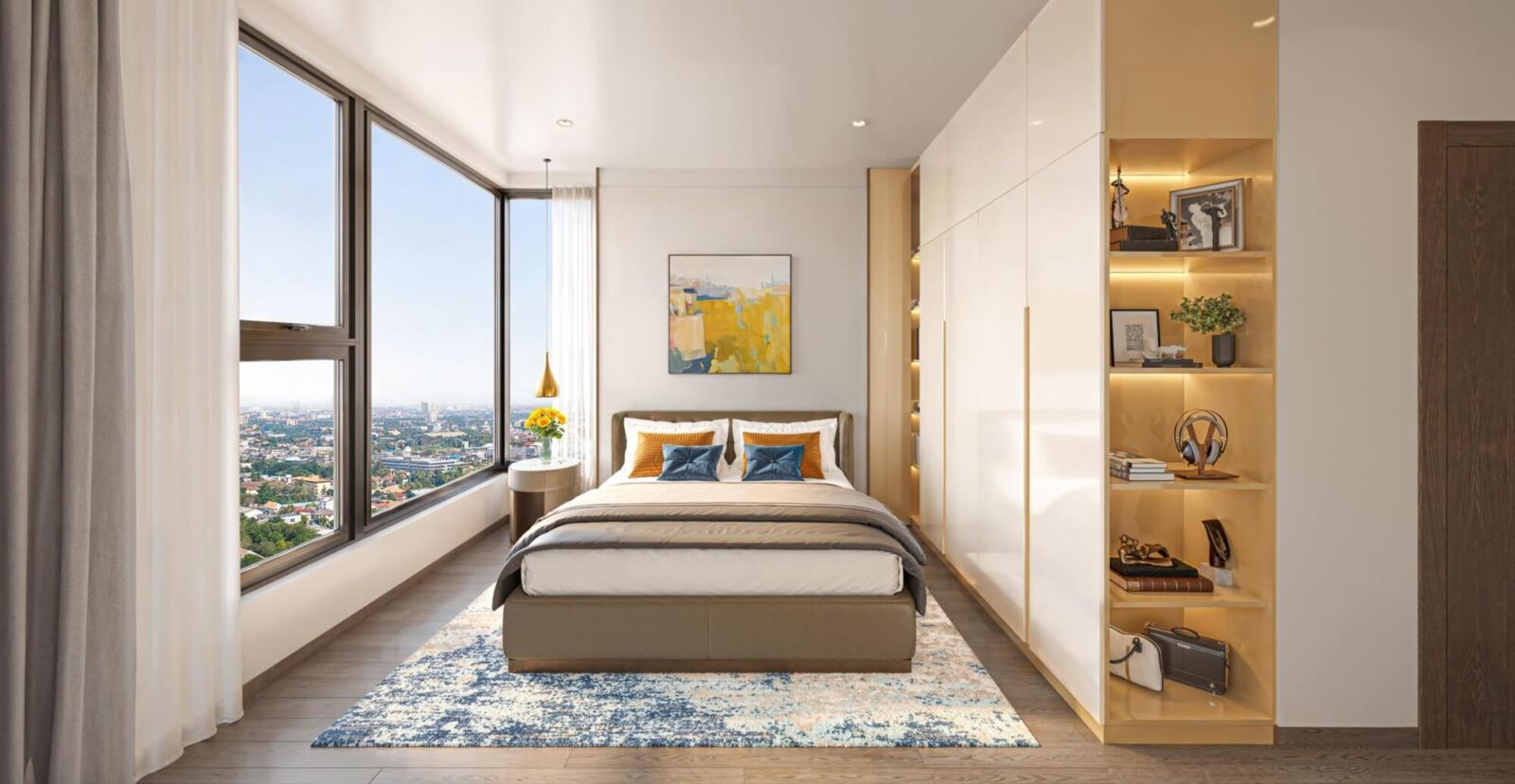 Cho thuê căn hộ 1 Phòng ngủ + Chung cư Masteri Sky Quarter