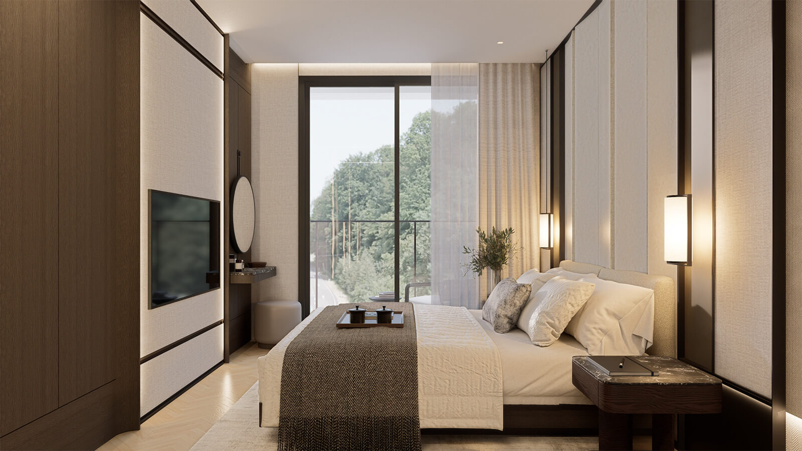Bán căn hộ 2 phòng ngủ Iconia Lakeside 54 Tố Hữu