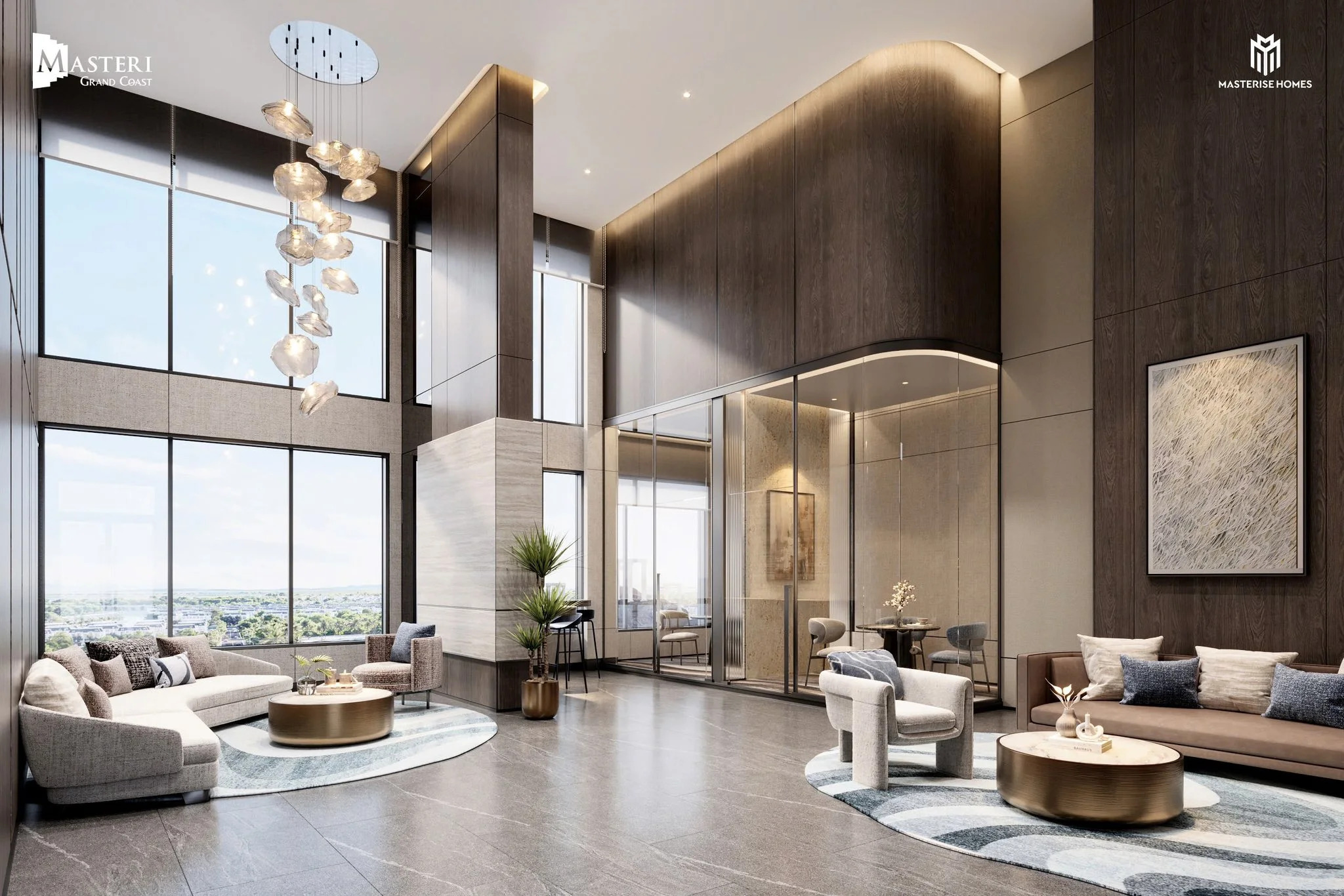 Cho thuê căn hộ Penthouse Masteri Grand Coast Ocean Park 2 Văn Giang