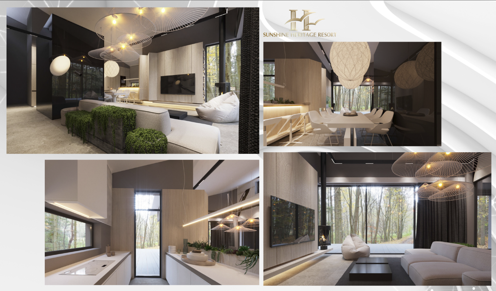Thiết kế nội thất Sunshine Heritage Resort Cẩm Đình