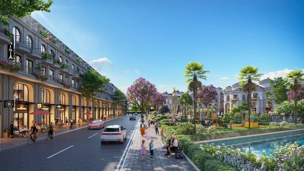 Nhà phố shophouse Pearl Rivera Hà Nội và tâm điểm giao thương sầm uất
