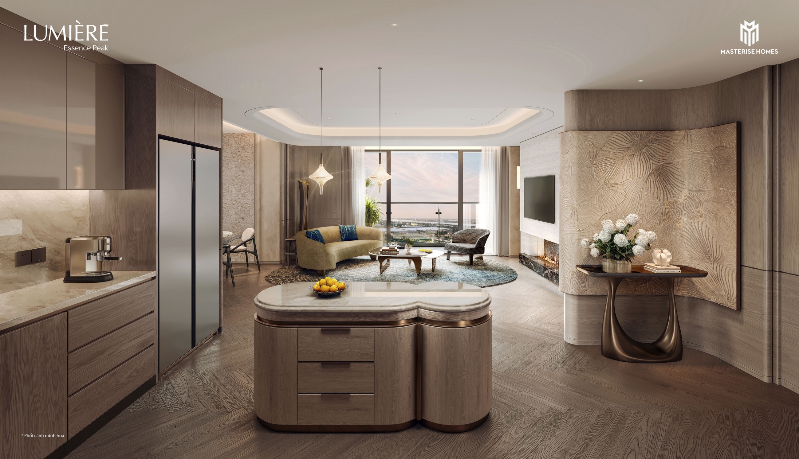 Bán căn hộ 2 phòng ngủ chung cư LUMIÈRE Essence Peak Global Gate Cổ Loa