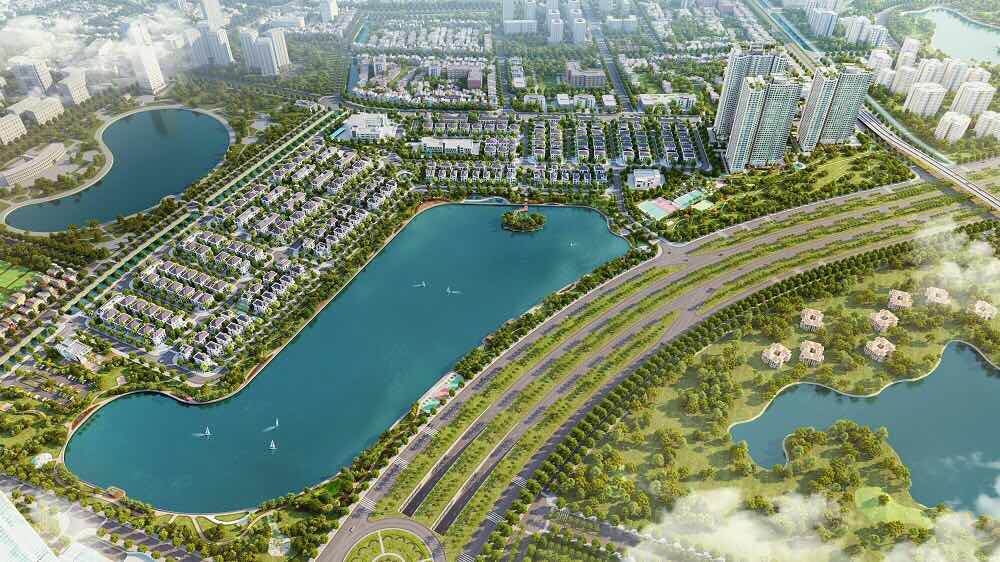 Phối cảnh dự án Vinhomes Green Bay