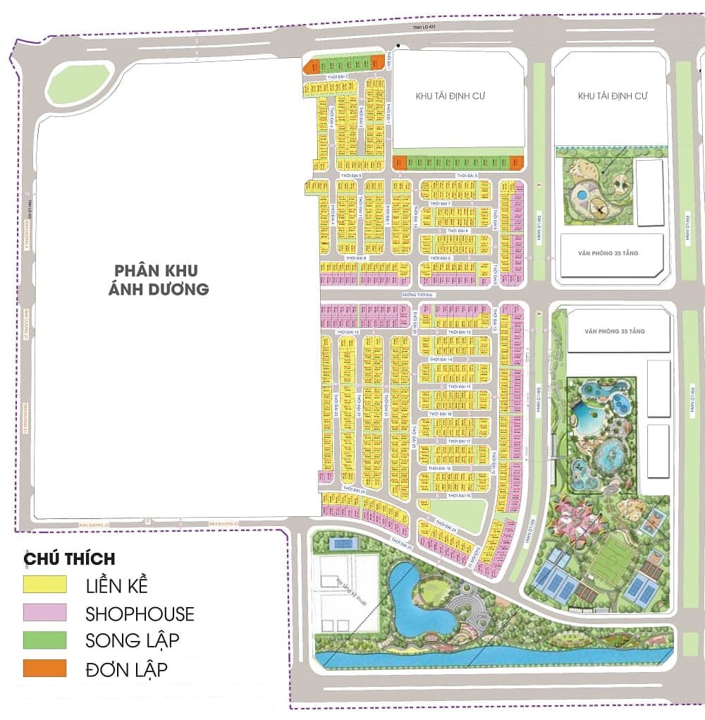 Mặt bằng thiết kế Vinhomes Golden City Dương Kinh