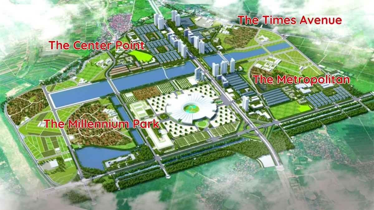 Các loại hình sản phẩm The Times Avenue Vinhomes Cổ Loa