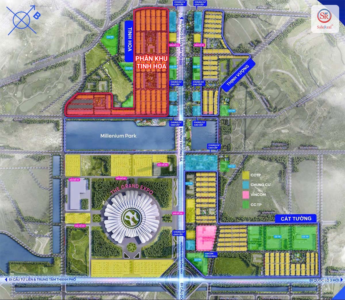 Tổng qua phân khu Tinh Hoa - Vinhomes Global Gate Đông Anh