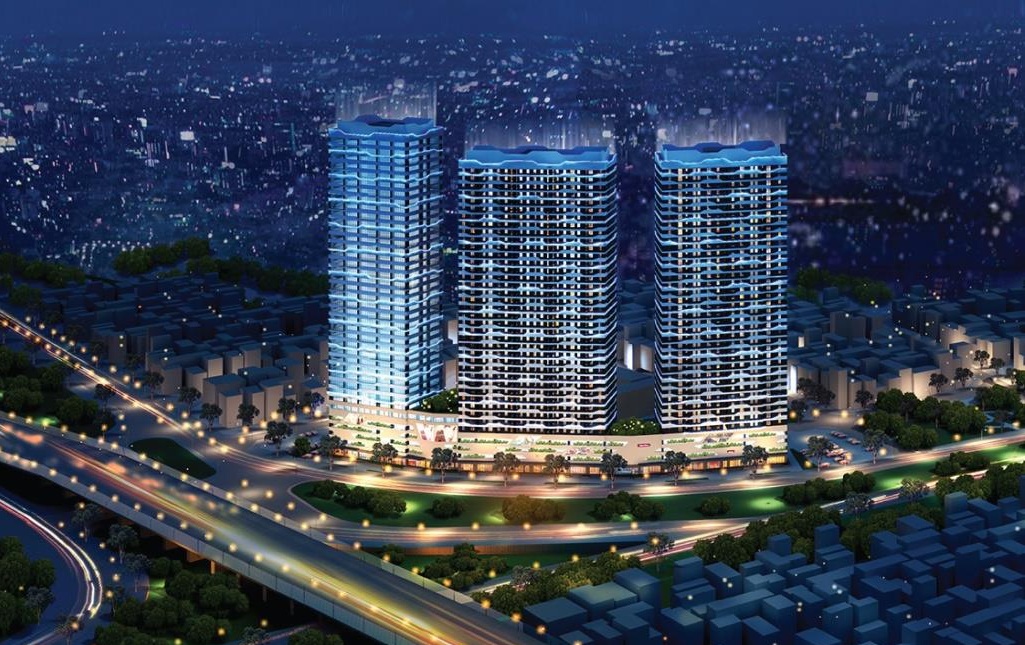 Cho thuê căn hộ toà A chung cư Intracom Riverside