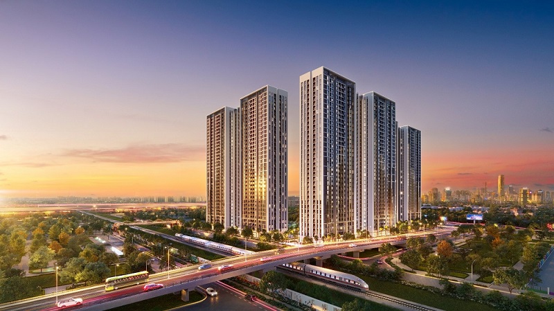 Hầm để xe The Sola Park Imperia Smart City