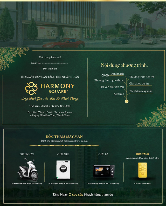 Harmony Square tung chính sách ưu đãi thu hút khách hàng dịp cuối năm - Ảnh 3. Harmony Square tung chính sách ưu đãi thu hút khách hàng dịp cuối năm - Ảnh 3.