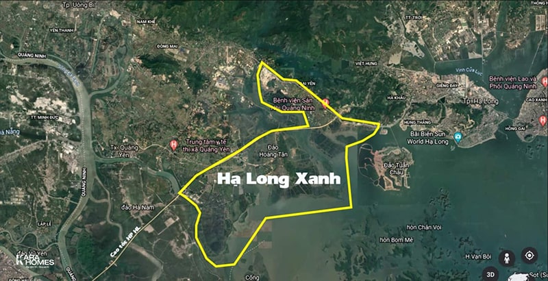 Vị trí Vinhomes Global Gate Hạ Long Xanh 