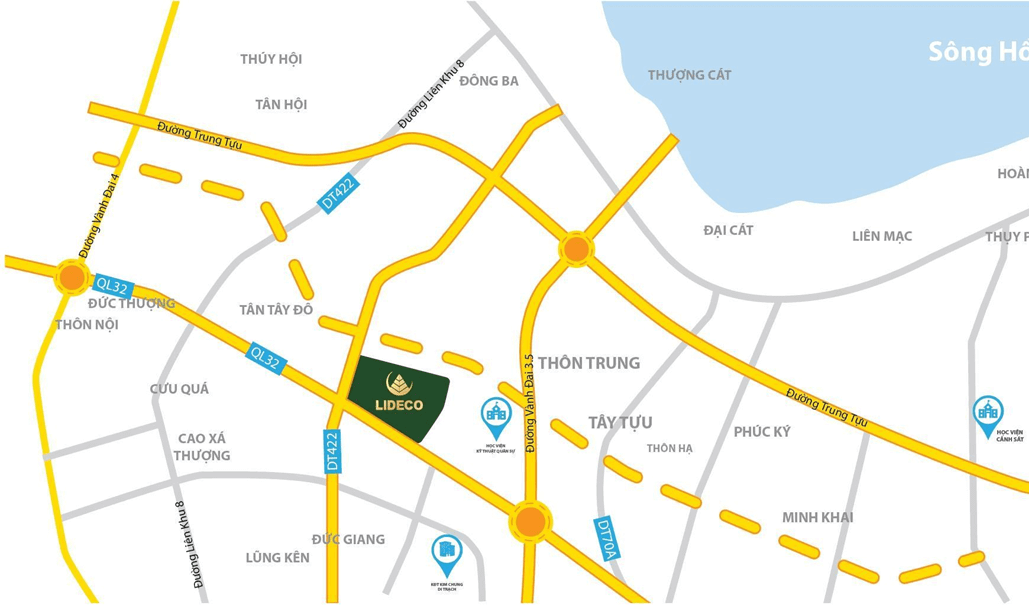 Quy hoạch thiết kế dự án Lideco Hoài Đức