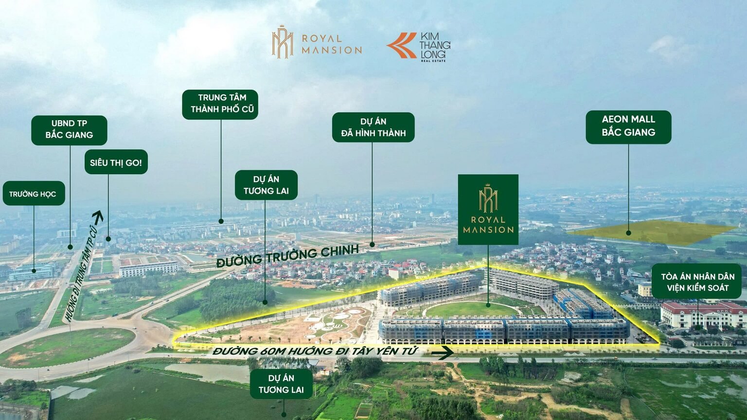Đường đến Royal Mansion định hình chuẩn kết nối mới giữa trung tâm Bắc Giang