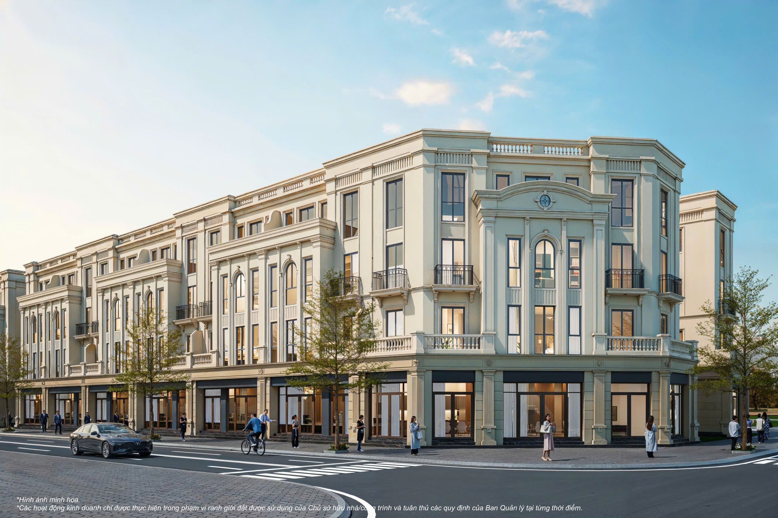 Bán nhà phố shophouse khu MẶT TRỜI - Sunny Park Vinhomes Golden City Dương Kinh