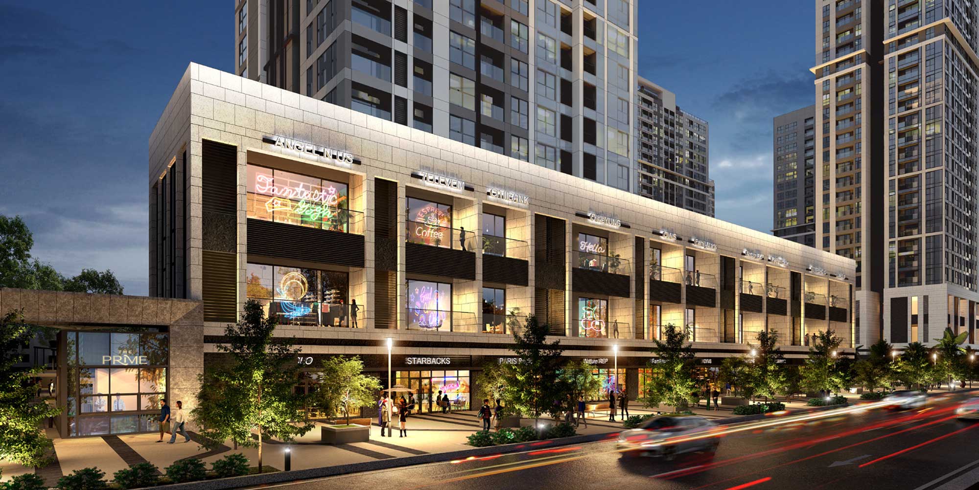 Bán shophouse chân khối đế Starlake The Prime Tây Hồ Tây
