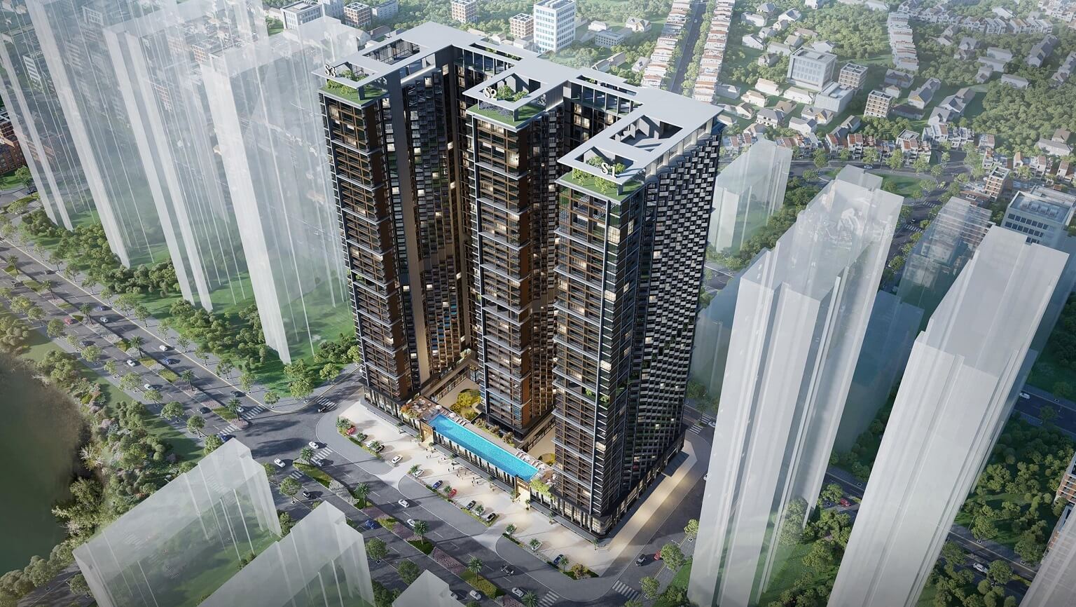 Cho thuê căn hộ tòa S1 Sky M