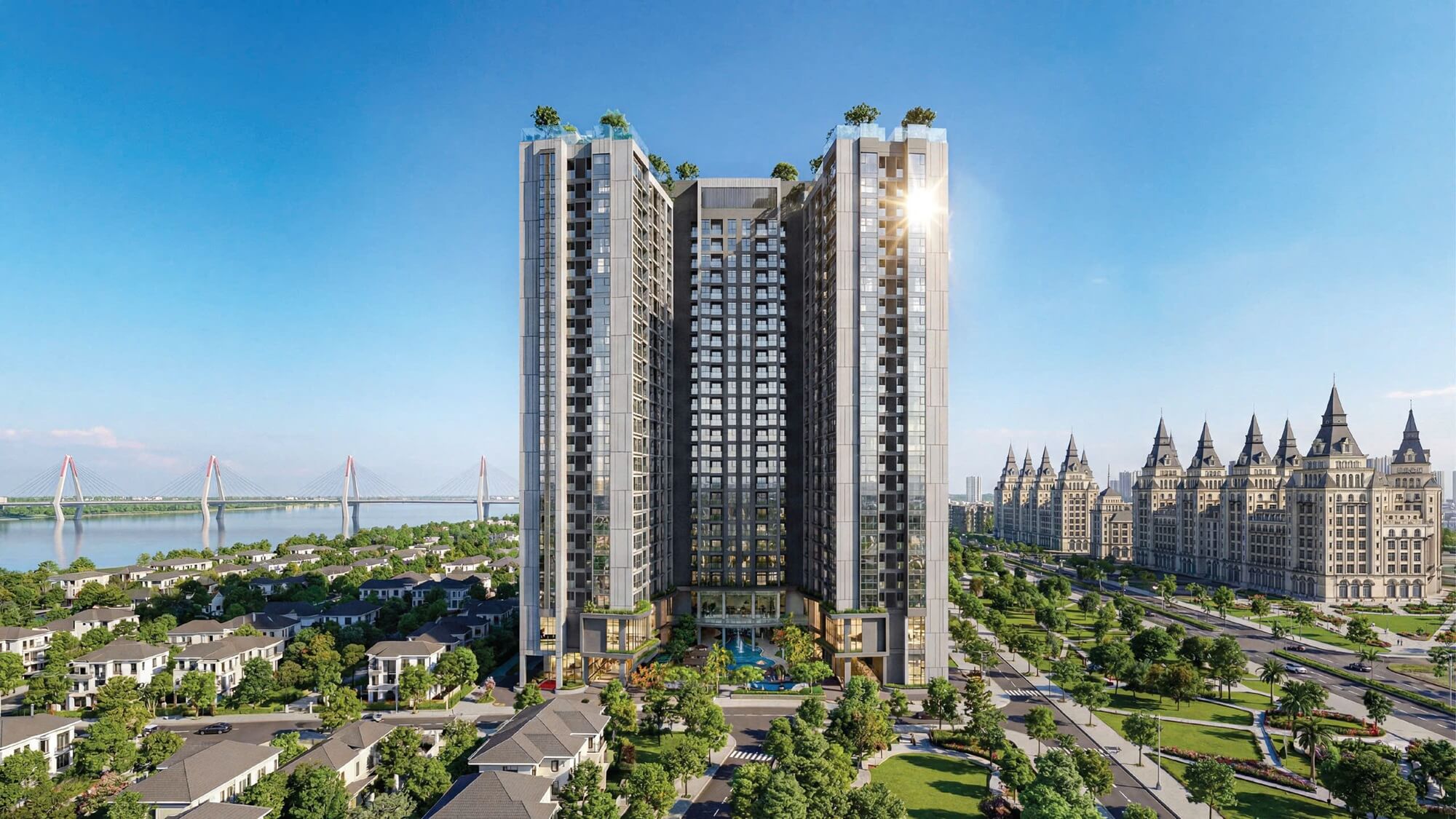 Thiết kế Sunshine River Park Ciputra định hình chuẩn sống cao cấp trong khu đô thị quốc tế
