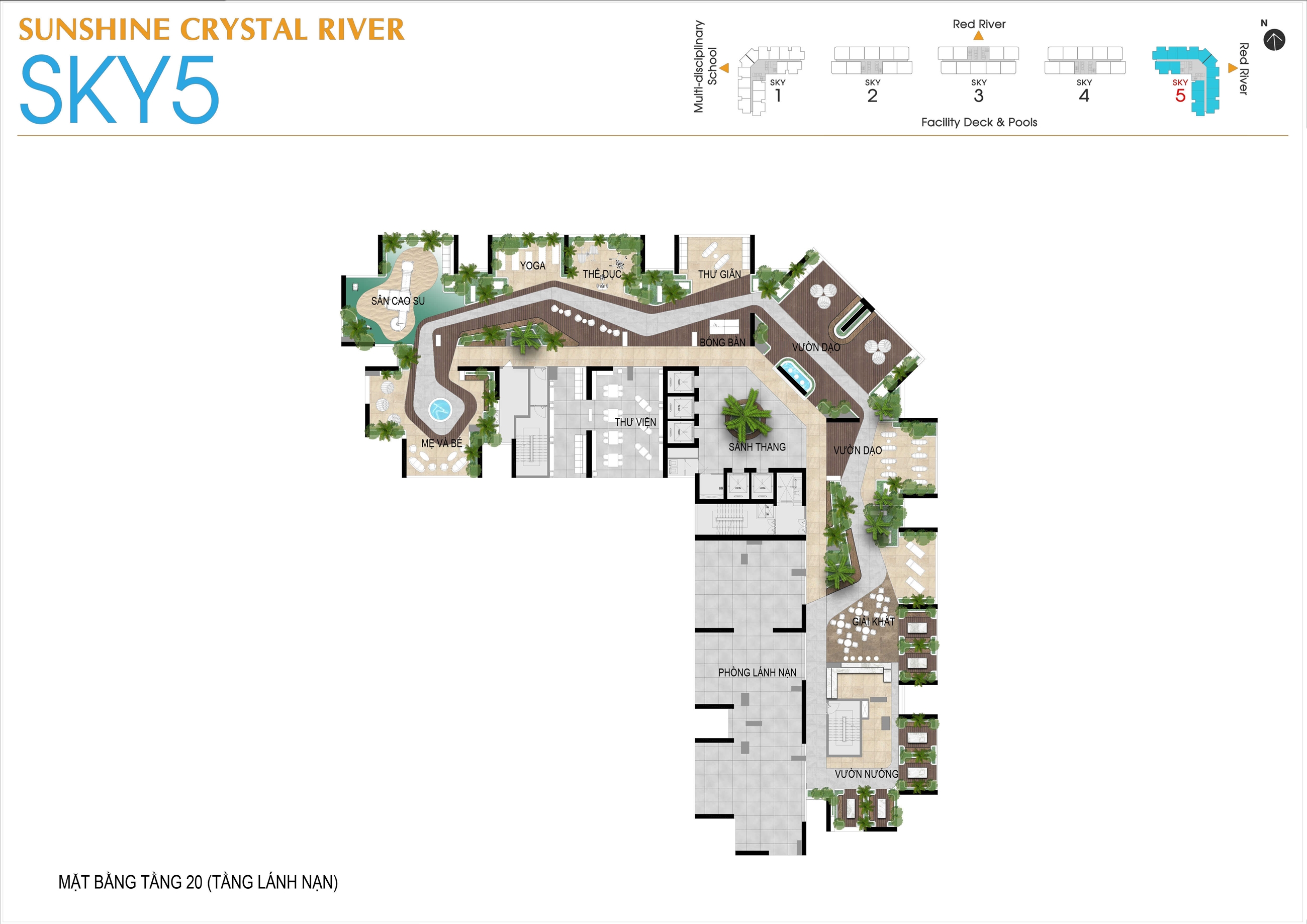 Mặt bằng thiết kế Sunshine Crystal River 8