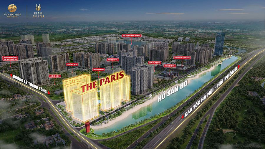 Bán căn hộ studio chung cư The Paris Vinhomes Ocean Park Gia Lâm