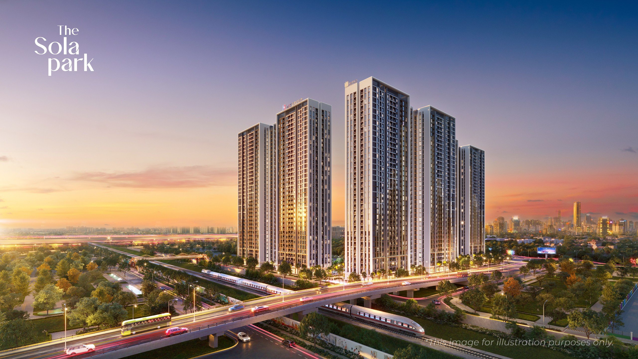 Cho thuê căn hộ G2 The Aqua The Sola Park Imperia Smart City