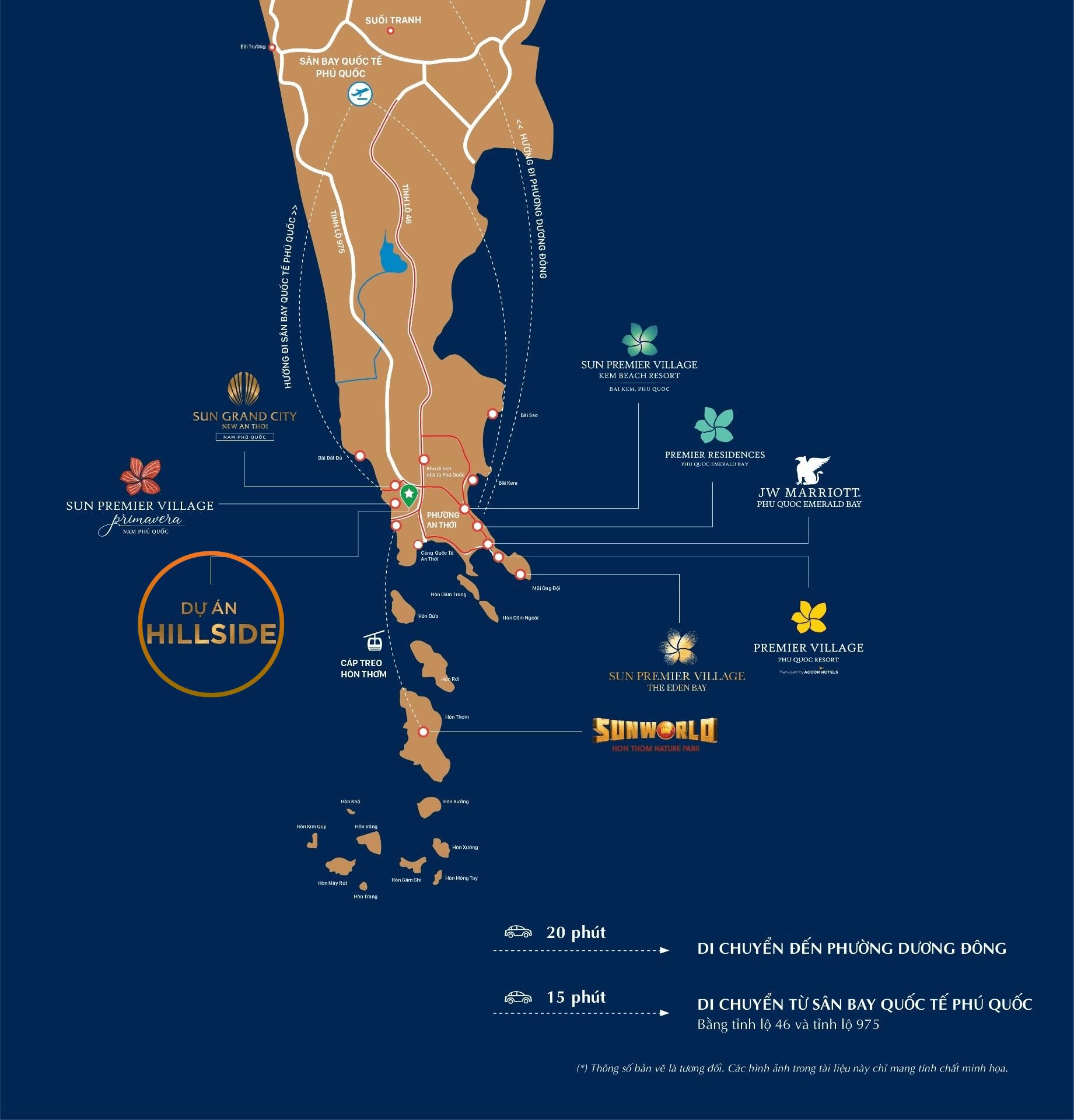 Vị trí The Sunset Phú Quốc định hình chuẩn sống nghỉ dưỡng trên đỉnh Nam đảo