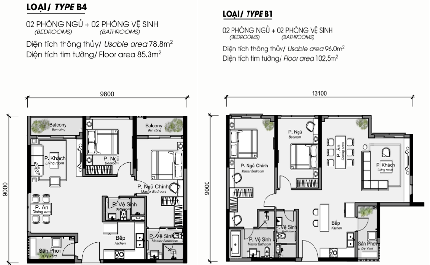 Các loại hình sản phẩm Meyhomes Hoàng Mai