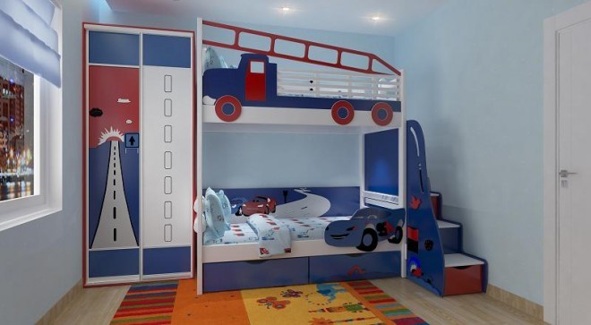 Thiết kế căn hộ hiện đại 121m2