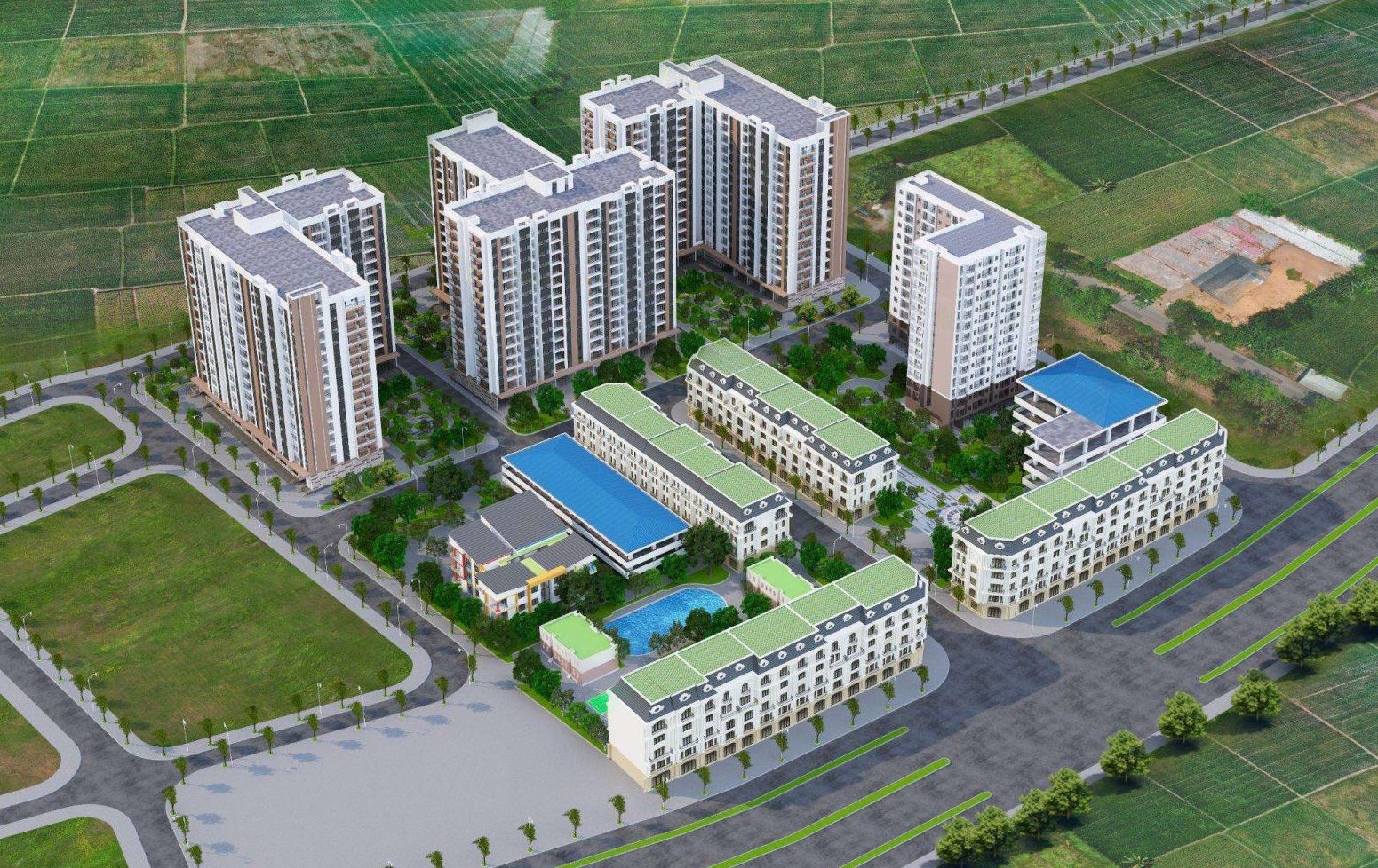 Cho thuê nhà liền kề Vinhomes Happy Home Nam Tràng Cát Hải Phòng