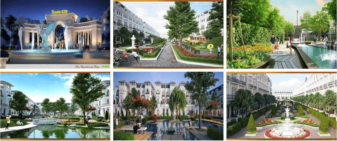 Tiện ích dự án Louis City Hoàng Mai