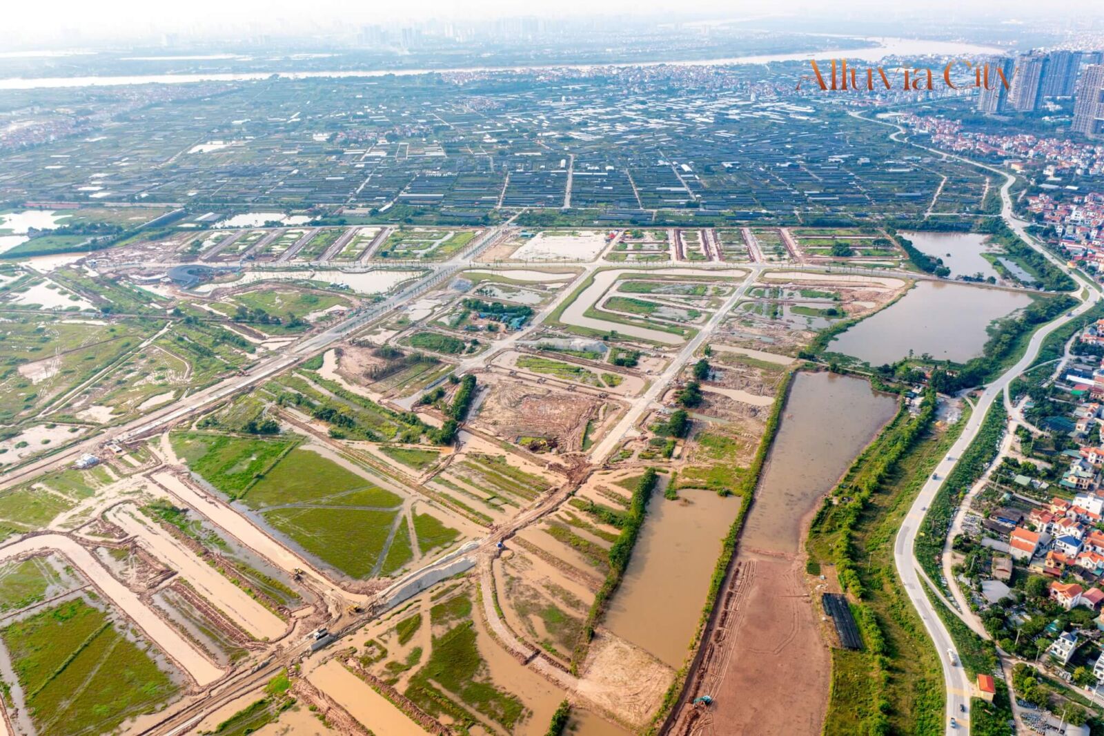 Tiến độ xây dựng Alluvia Sunshine Marina Văn Giang, Hưng Yên