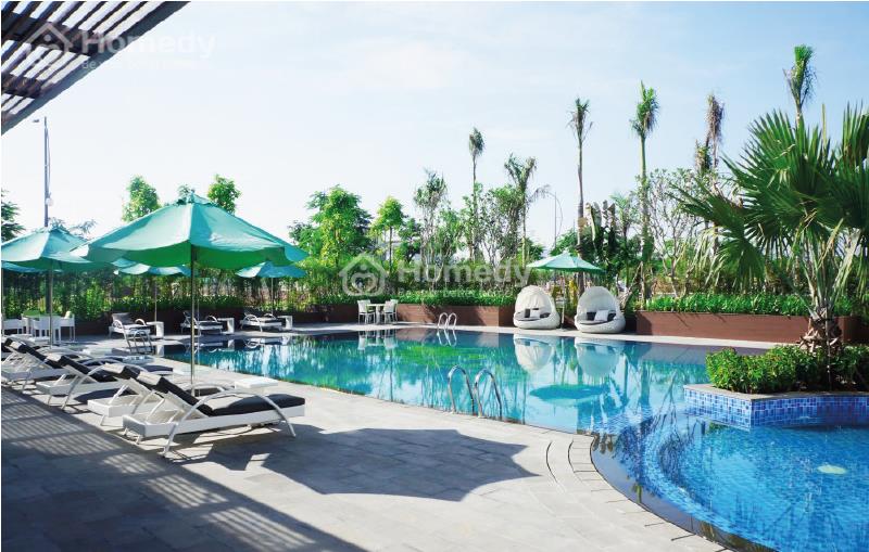 Bể bơi tại dự án Long Việt Riverside